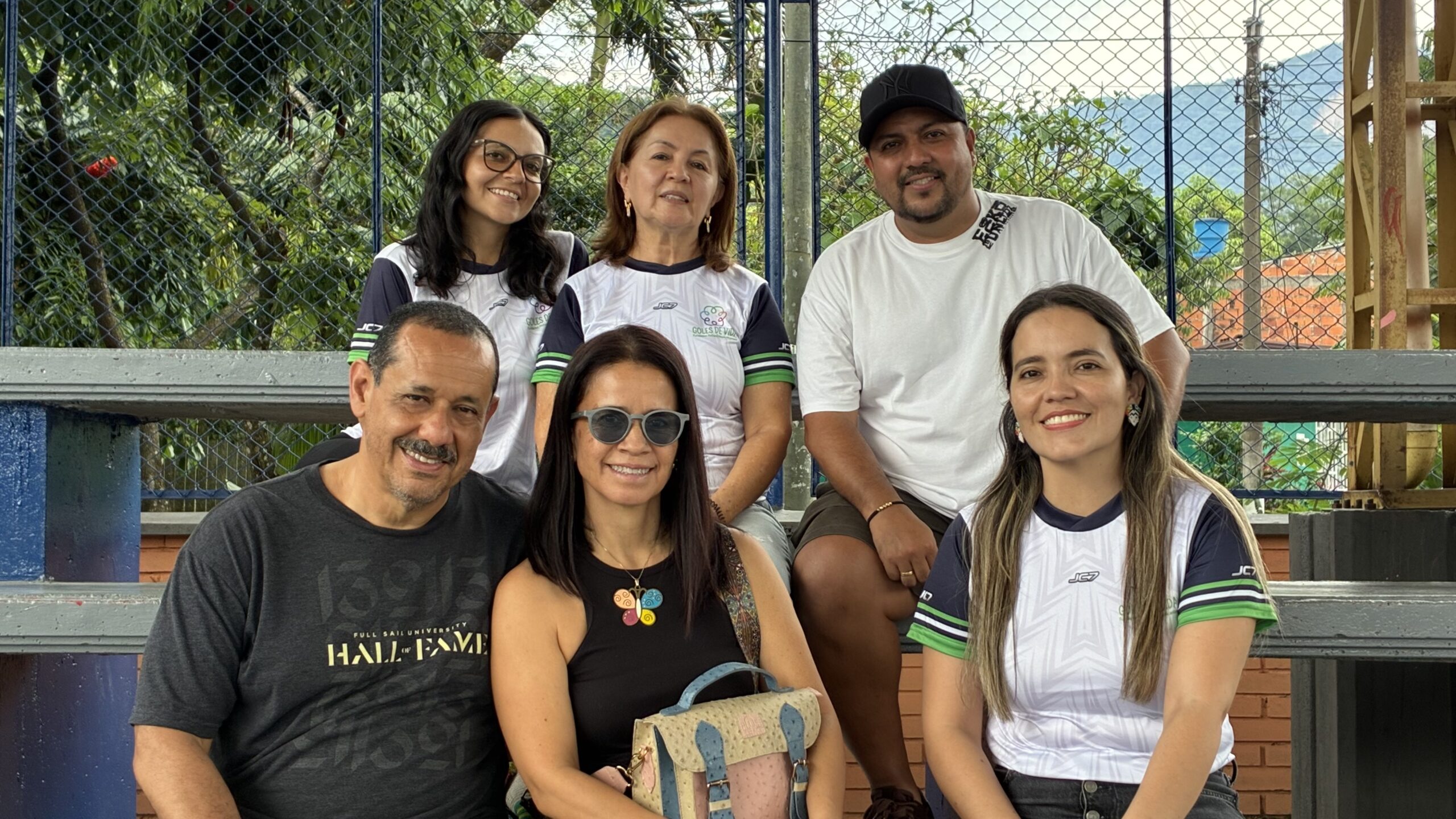 Miembros de la Fundación Goles de Vida