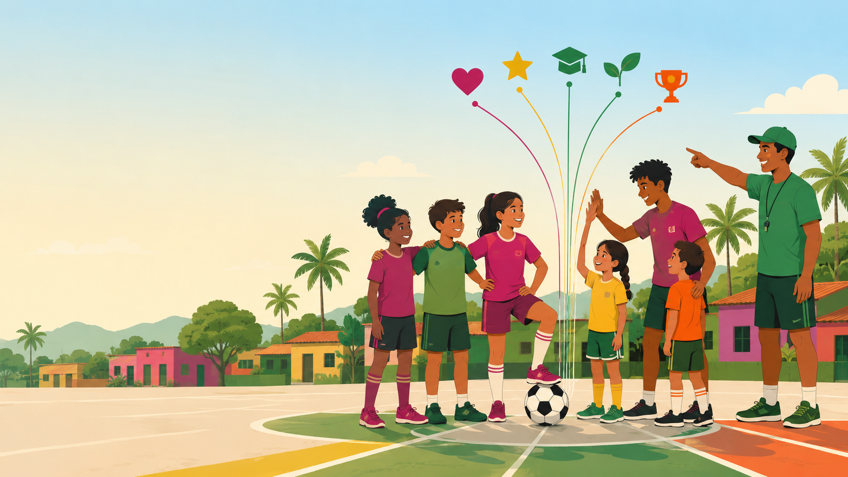 los valores y el balon